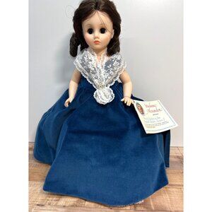 Madame Alexander First Ladies Series II Angelica Van Buren Doll With Velvet Gown